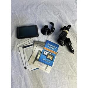 Garmin Nuvi 255w GPS Car Navigation System Bundle, Tested Working